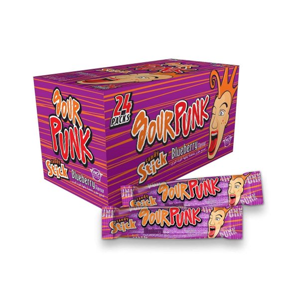 Govr Pvnk Stick Blueberry 40g أصابع حلوى حامضه بنكهه التوت البري