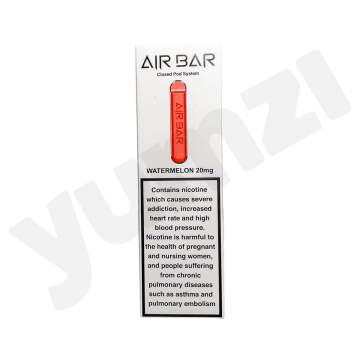 AIR BAR CLOSED POD SYSTEM NICOTINE 20MG FLAVOR WATERMELON سجائر الكترونية اير بار نكهه البطيخ نوكوتين 20