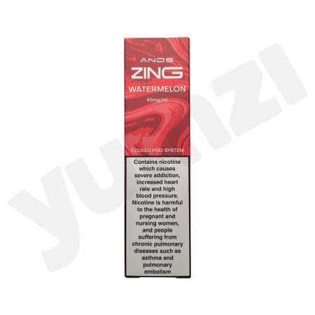 ANDS ZING WATERMELON 45 MG 500