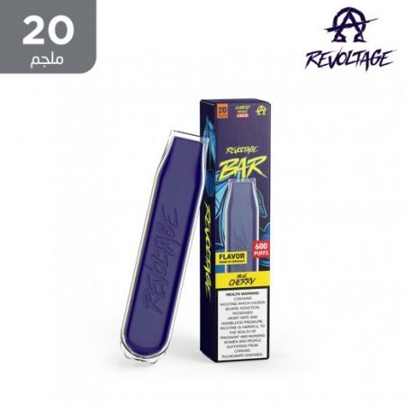 REBOLTAGE BAR CHERRY 20MG 600 PUFFS ريبولتاج بار الكرز 20 مجم 600 مزة
