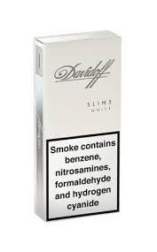 DAVIDOFF WHITE SL سجائر دافيدوف ابيض صغير شد 10