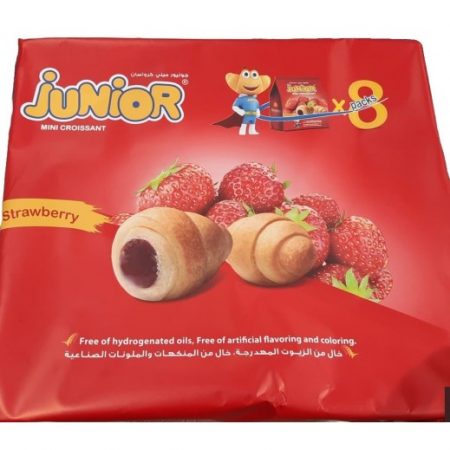 JUNIOR MINI CROISSANT STRAWBERRY 32 G جونيور ميني كرواسون الفراولة32 غ