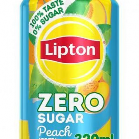 LIPTON ZERO SUGAR 320ML  شاي ليبتون مثلج خوخ من غير سكر