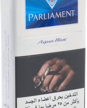 NEW PARLIAMENT AQUA BLUE سجائر  بارمينت أكوا بلو