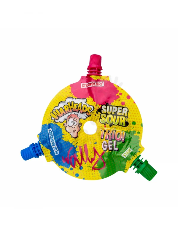 STRAWBERRY Warheads حلوى حامضة بنكهه الفراوله والتوت الأزرق والتفاح 51 جرام