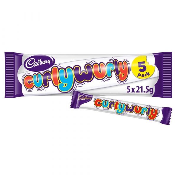 Curlywurly كادبوري كيرلي ويرلي لوح 22 جم