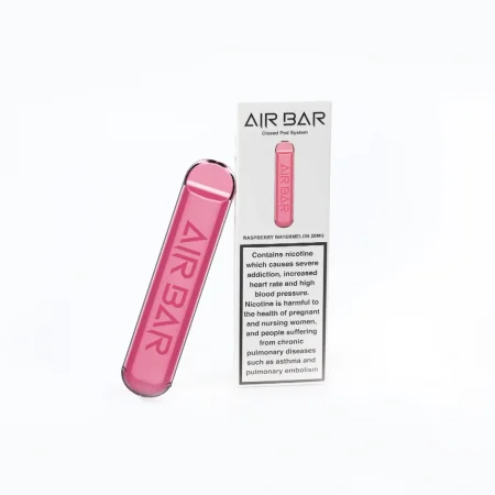 AIR BAR RASPBERRY WATERMELON 20 MG سجائر الكترونية اير بار روز بيري مع بطيخ %20