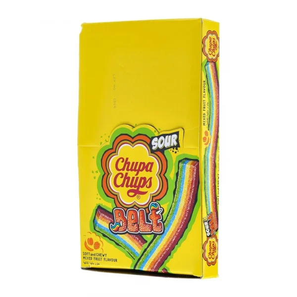 CHUPA CHUPS SOUR  تشوبا تشوبز حلوى طويلة بنكهة الفاكهة