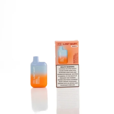 JDI LOST MARY 800 PUFFS 2 %NICOTINE FLAVOR MARYBULL سجائر الكترونية جي دي اي لوست ميري 800 سحبة 2% نكوتين بنكهة ماربل