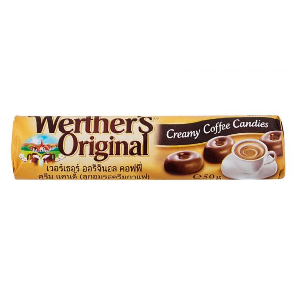 WERTHERS ORIGINAL CREAMY COFFEE 50G  حلوى القهوة الأصلية ستورك ويرذرز