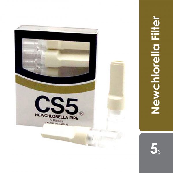 CS5 NEW CHLORELLA PIPE 5PIECES مبسم سجائر سي اس 5 باكيت صغير 5 حبه
