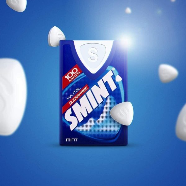 SMINT SUGRRFREE MINT 8 G حلوى سمنت خالية من السكر بنكهه النعناع بديلة السكر