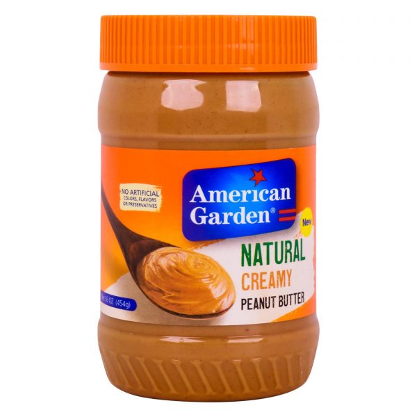 AMERICAN GARDEN CREAMY PEANUT BUTTER U.S. CLASSIC 454G أمريكانا جاردن سبال ناعم