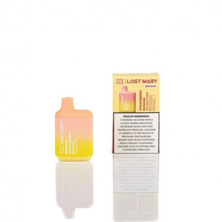 JDI LOST MARY BM 3500 STRAWBERRY BANANA 2% جي دي اي لوست ميري بنكهه فراولة بالموز نوكوتين